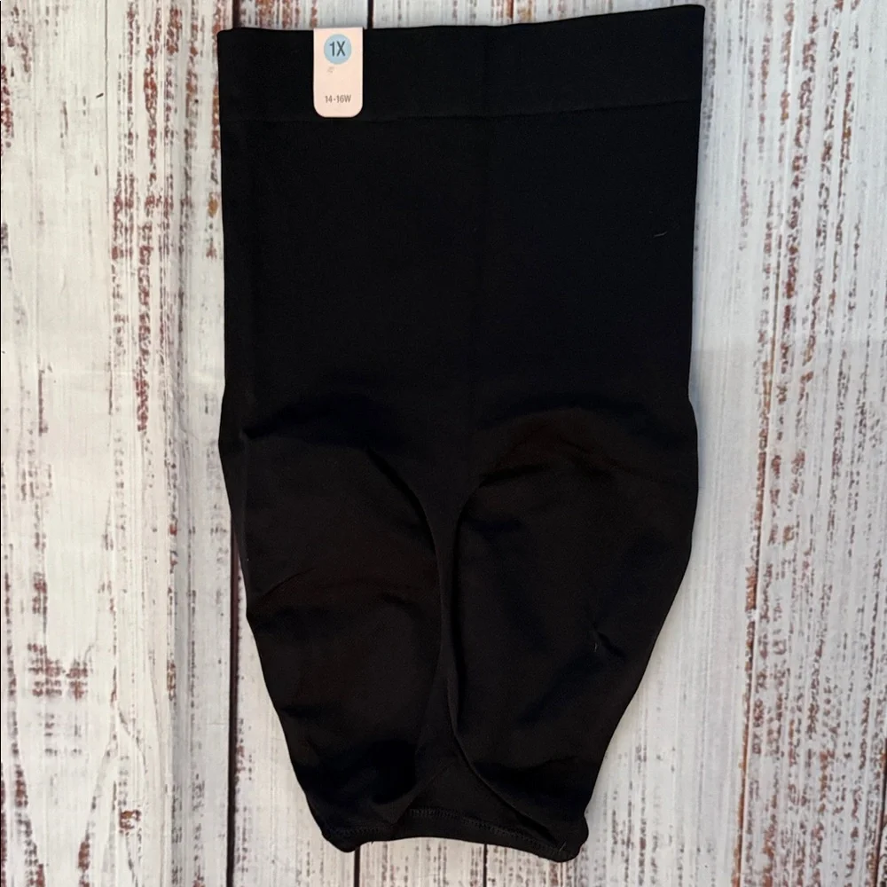 Dressbarn Black Smooth & Slim High Waisted Shapewear 1X NWT - Picture 2 of 7
